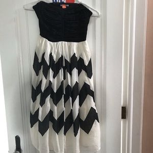 Strapless Leifnotes dress from Anthropologie.